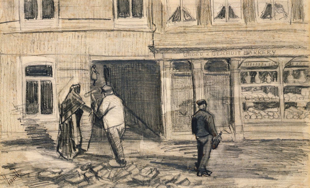 De bakkerij in de Geest, 1882 door Vincent van Gogh