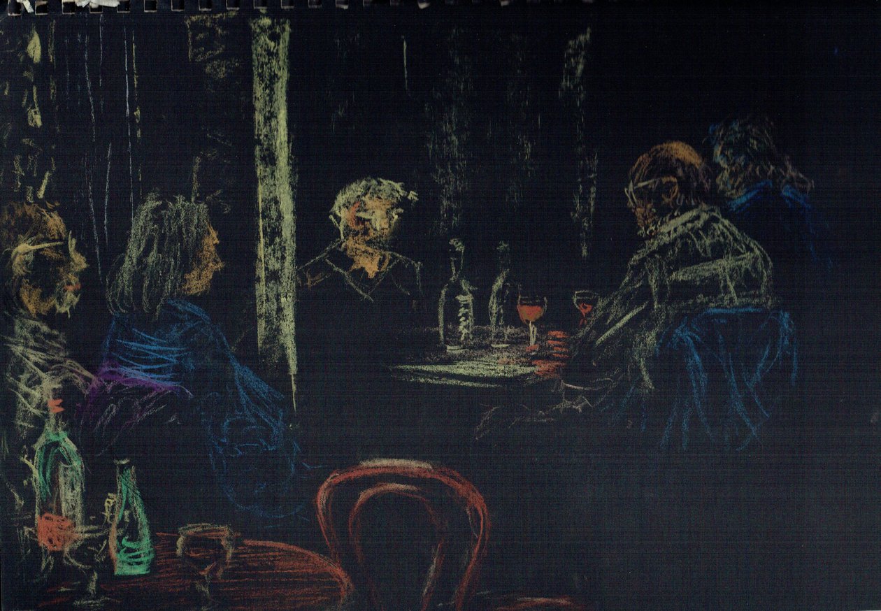 Publiek in Londense club door Vincent Alexander Booth