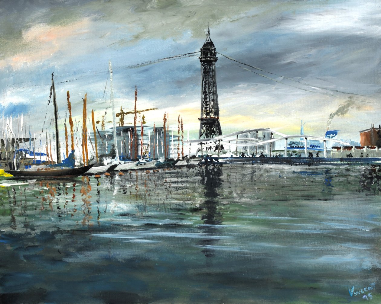 Barcelona boten door Vincent Alexander Booth