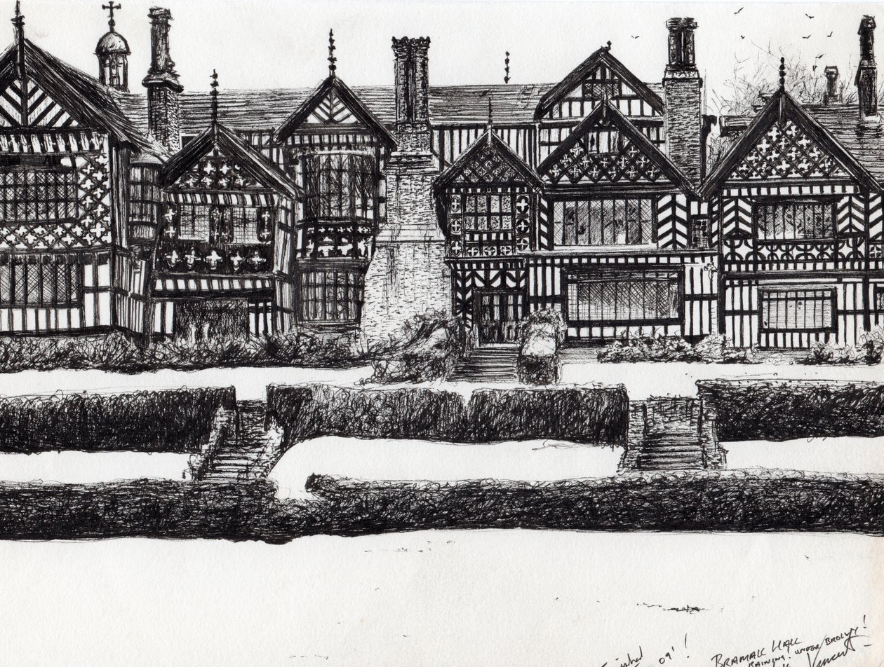 Bramall Hall Bramhall, 2004 door Vincent Alexander Booth
