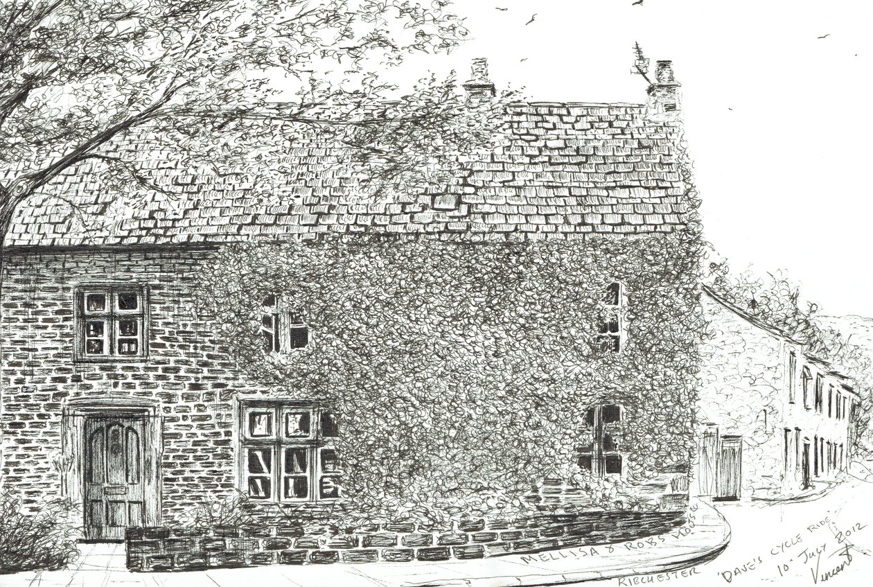 Huis in Ribchester, 2012 door Vincent Alexander Booth