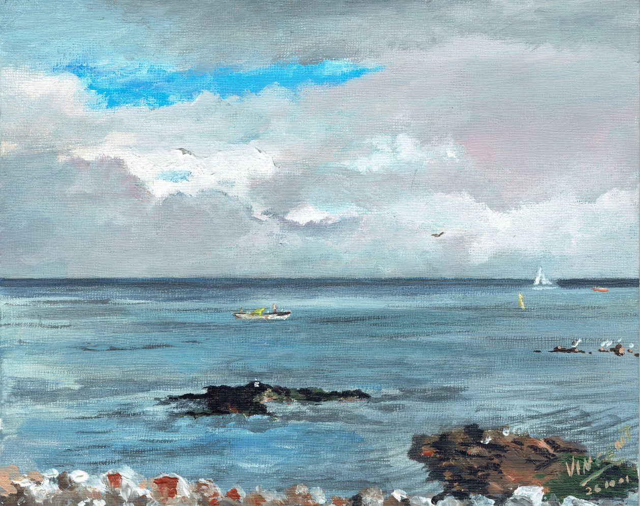 Howth Ierland door Vincent Alexander Booth