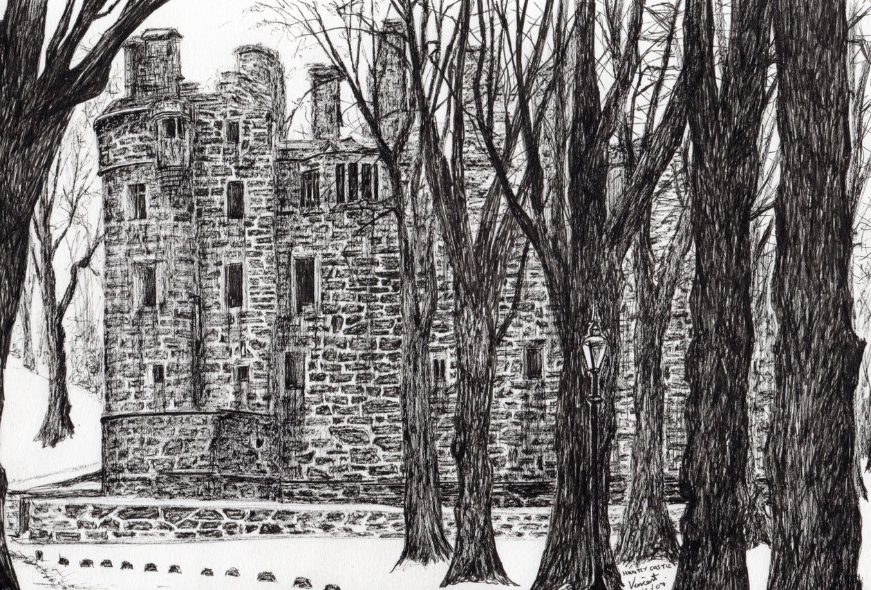 Huntly Kasteel Schotland, 2007 door Vincent Alexander Booth
