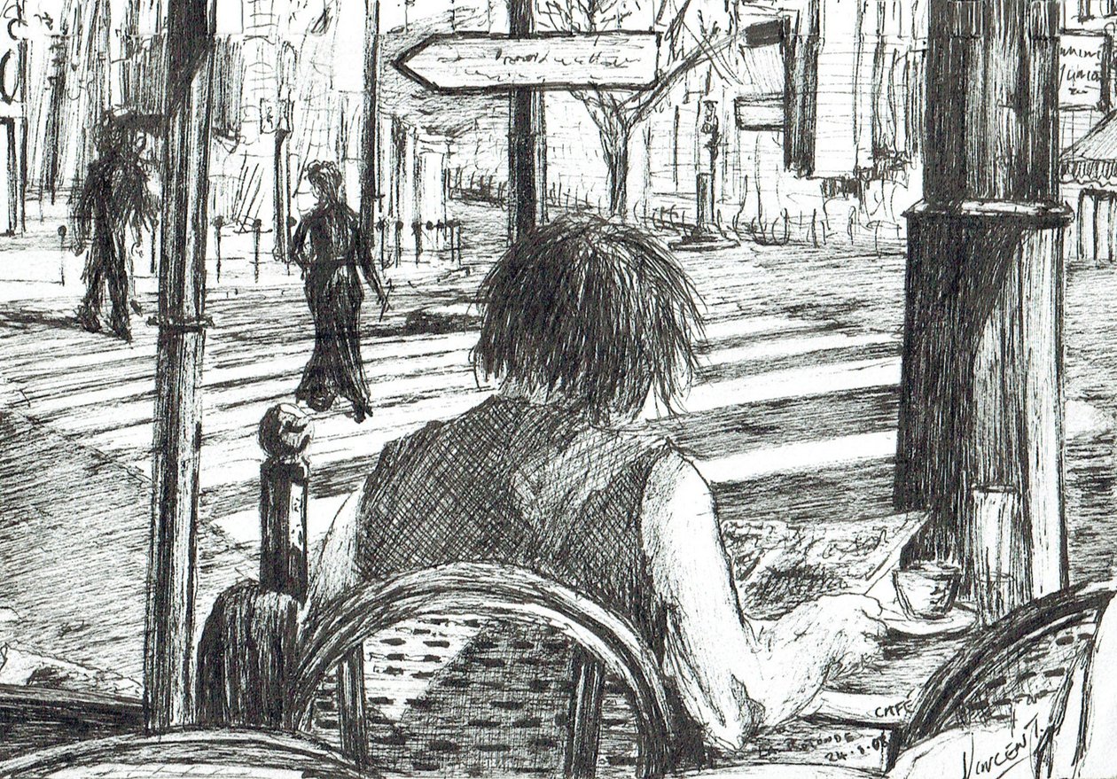 La Rotonde - Parijs door Vincent Alexander Booth