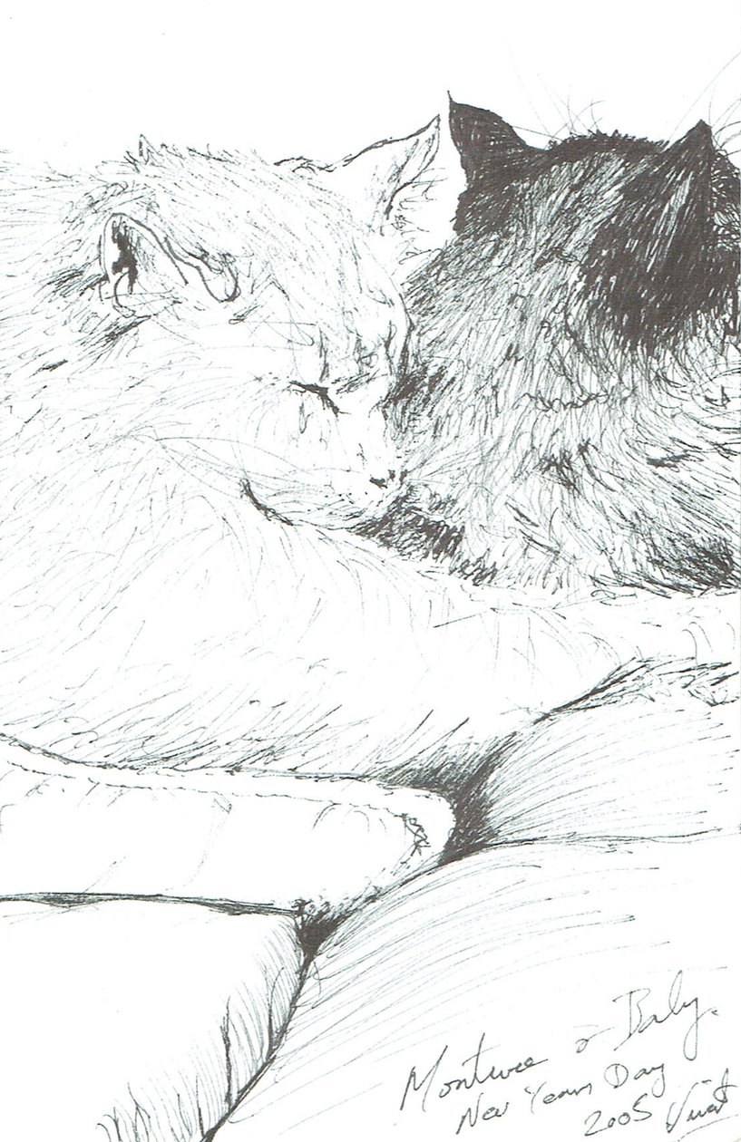 Montwee en Baby Nieuwjaar 2005, 2005 door Vincent Alexander Booth