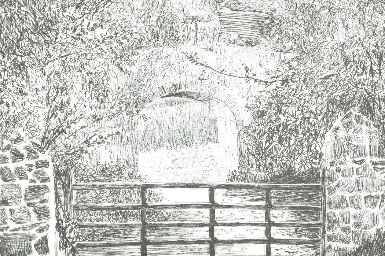 Pad onder boog Isle of Wight door Vincent Alexander Booth