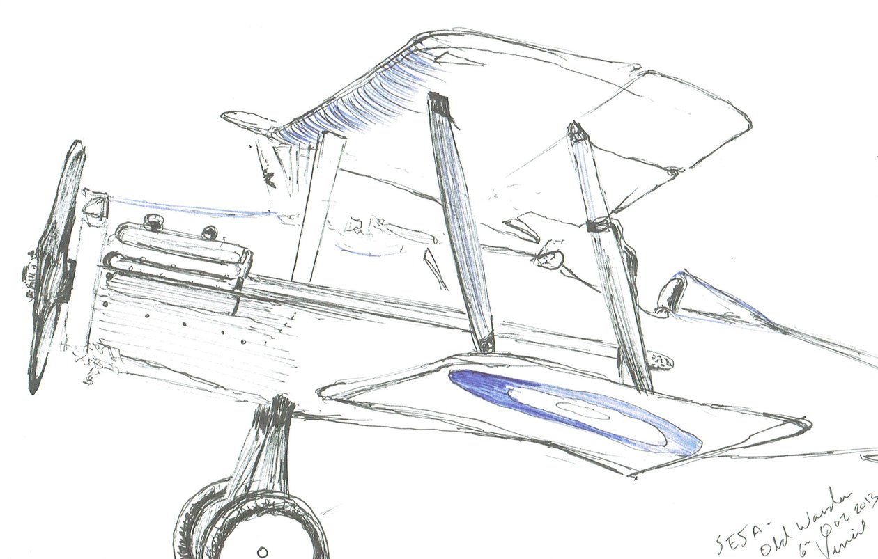SE5-A bij Old Warden, 2013 door Vincent Alexander Booth