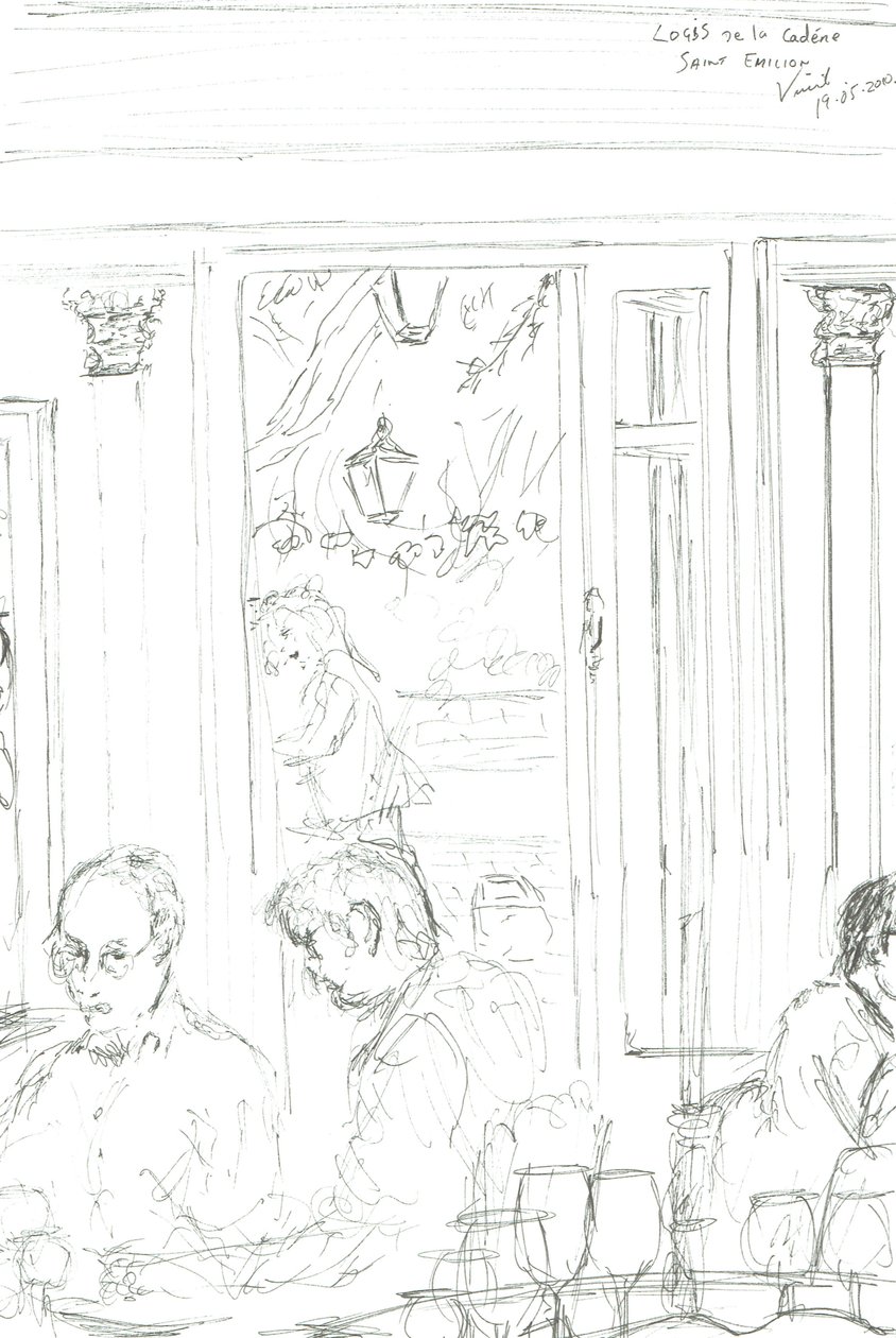 St Emilion Restaurant, 2015 door Vincent Alexander Booth