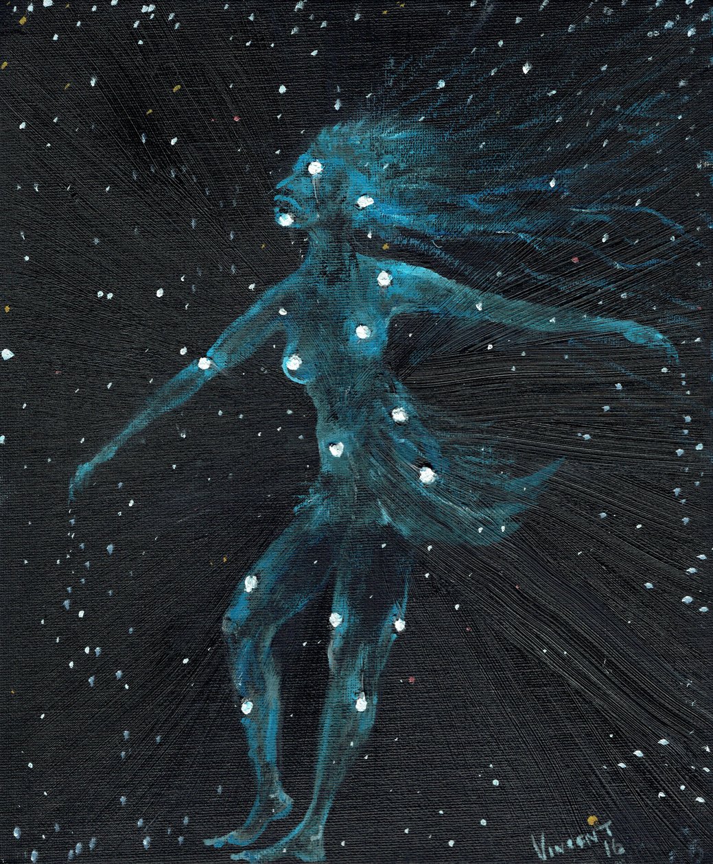Sterrenbeeld Maagd, 2016 door Vincent Alexander Booth