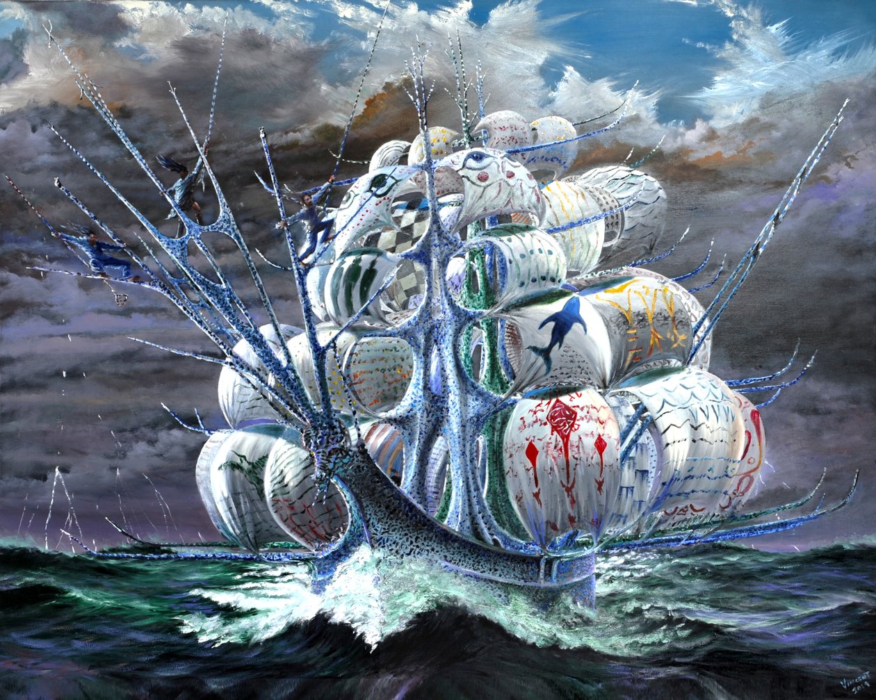 Stormmakers Amundsenzee, 2019 door Vincent Alexander Booth