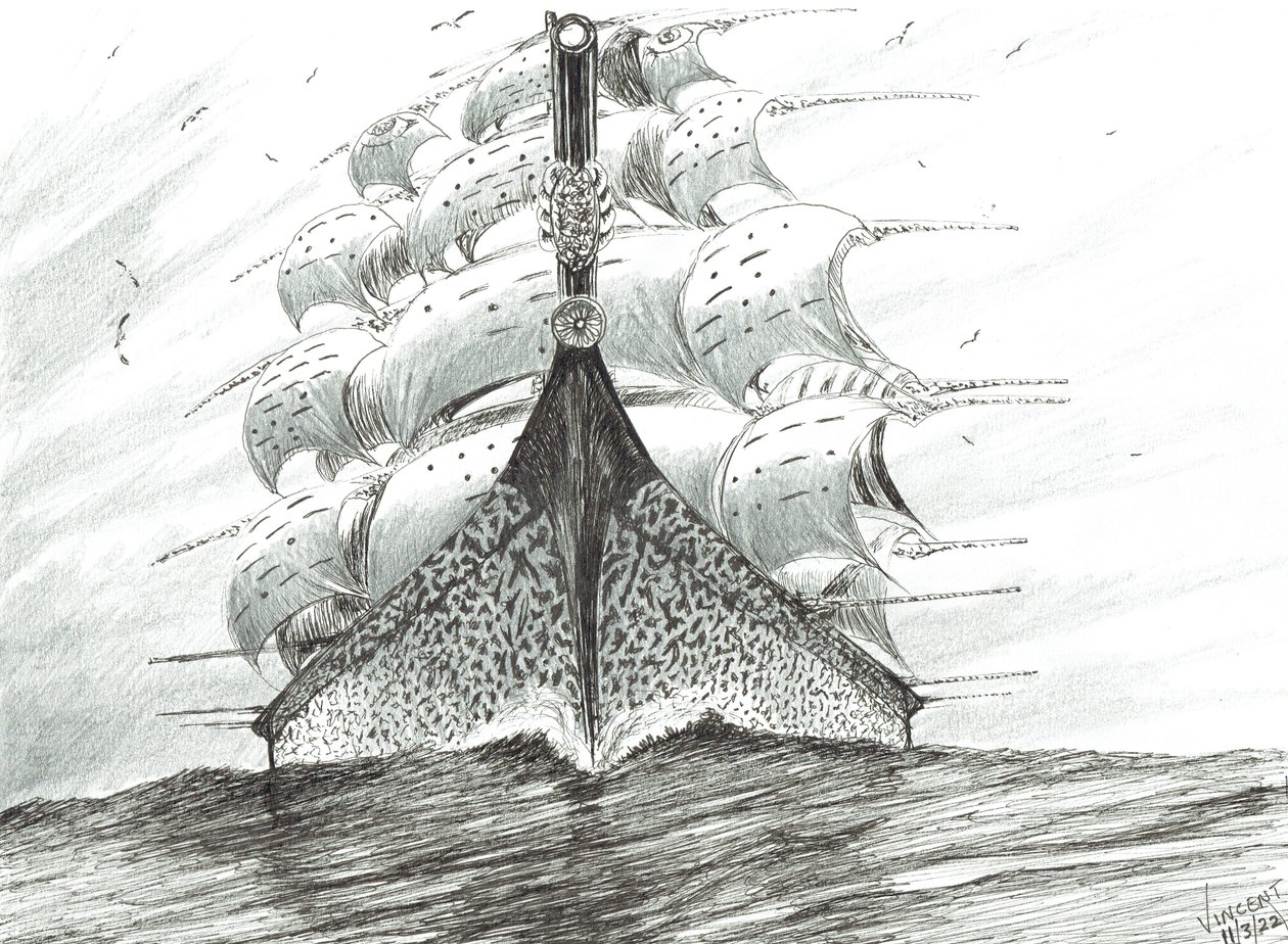 Stormscheppers Kaap Reinga, 2022 door Vincent Alexander Booth