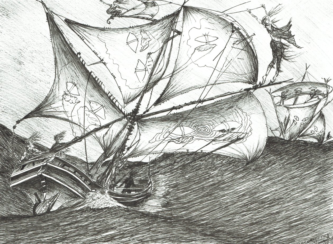 Stormscheppers Indische Oceaan, 2017 door Vincent Alexander Booth
