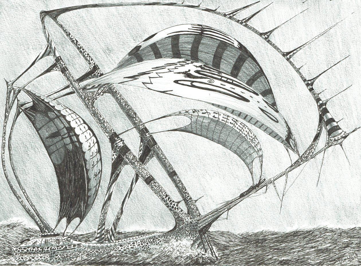 Storm Scheppers Laptev Zee door Vincent Alexander Booth