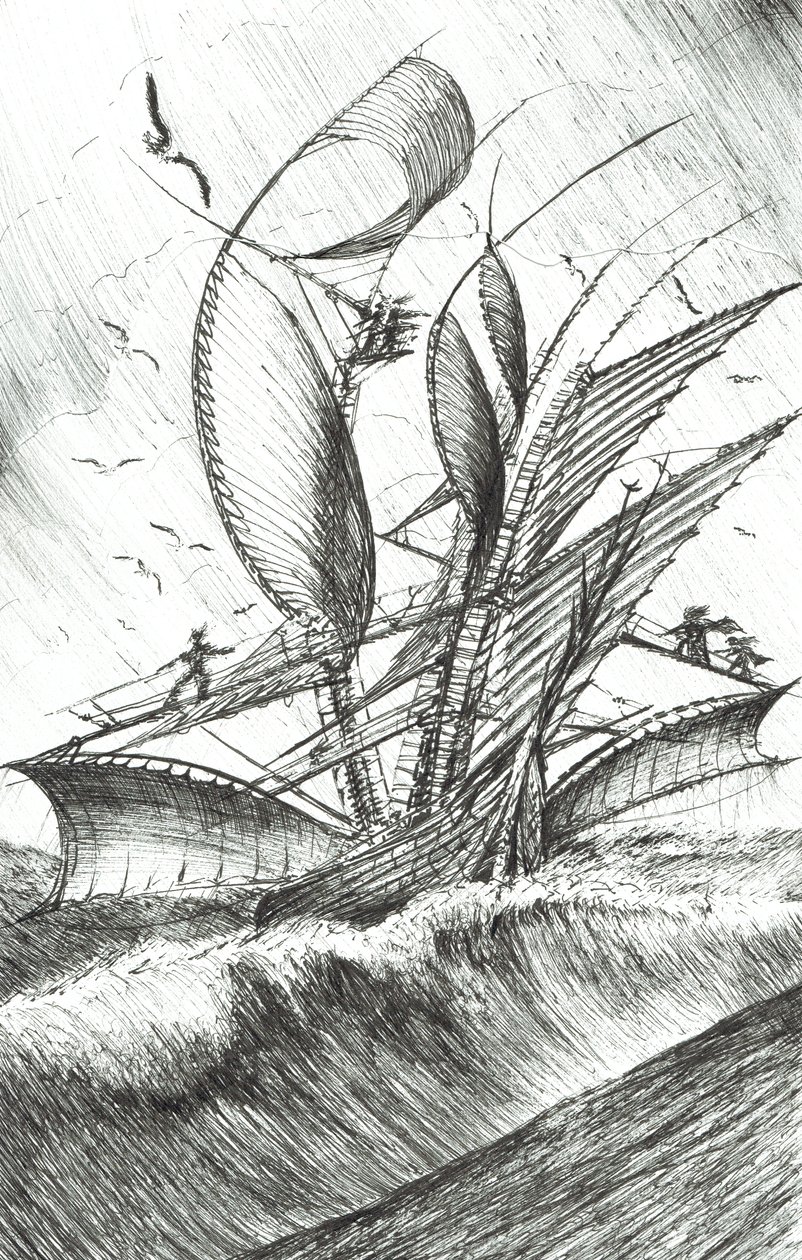 Stormscheppers Stille Oceaan, 2017 door Vincent Alexander Booth