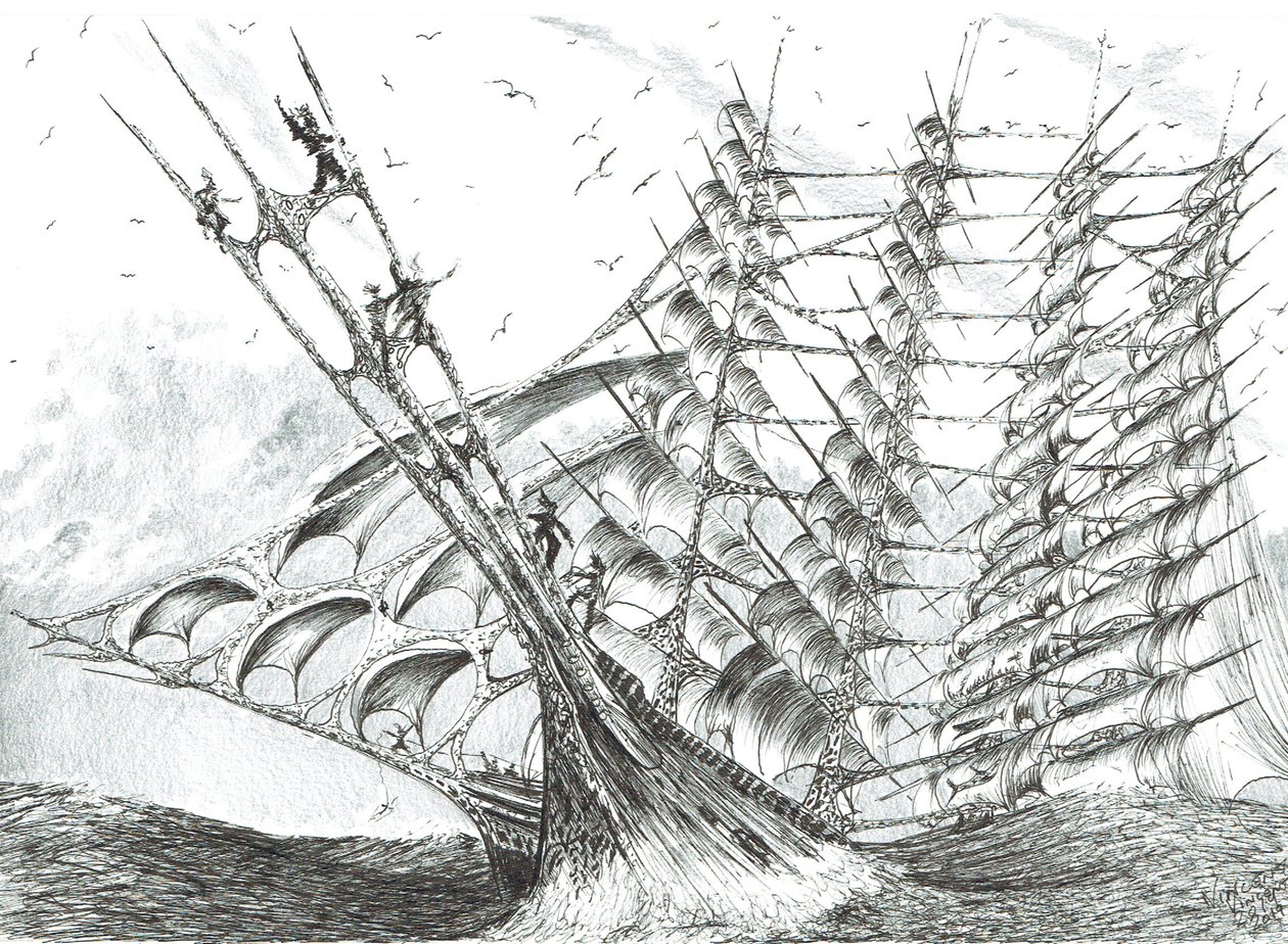Stormscheppers redden Gele Zee door Vincent Alexander Booth