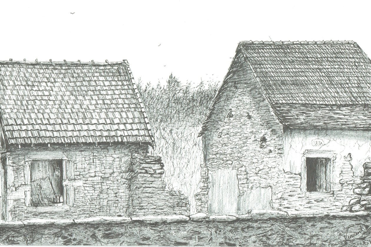 Huis nabij Frans/Zwitserse grens, 2008 door Vincent Alexander Booth