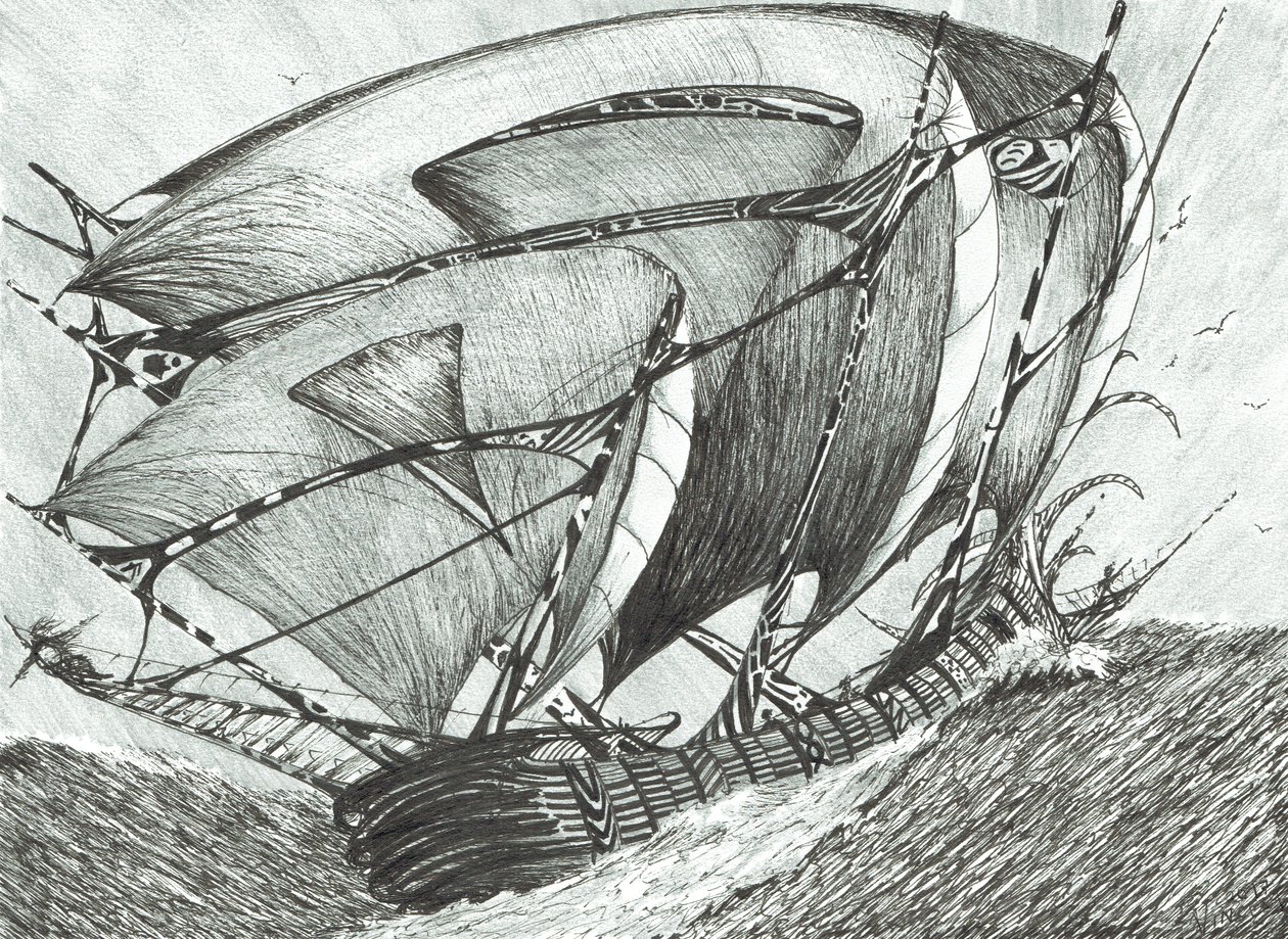 Stormscheppers Zee van Azov, 2017 door Vincent Alexander Booth