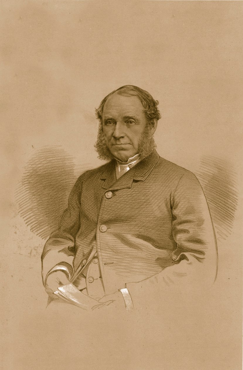 Mr. George Fenwick, 1879 door Vincent Brooks Day and Son