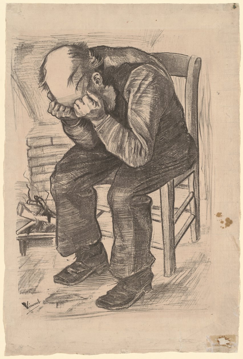 Aan de poort van de eeuwigheid door Vincent van Gogh