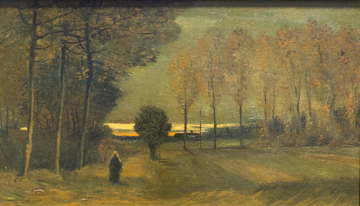 Barberini August 2023-Vincent van Gogh - Borabend, 1885 - Centraal Museum, Utrecht (cropped) door Vincent van Gogh