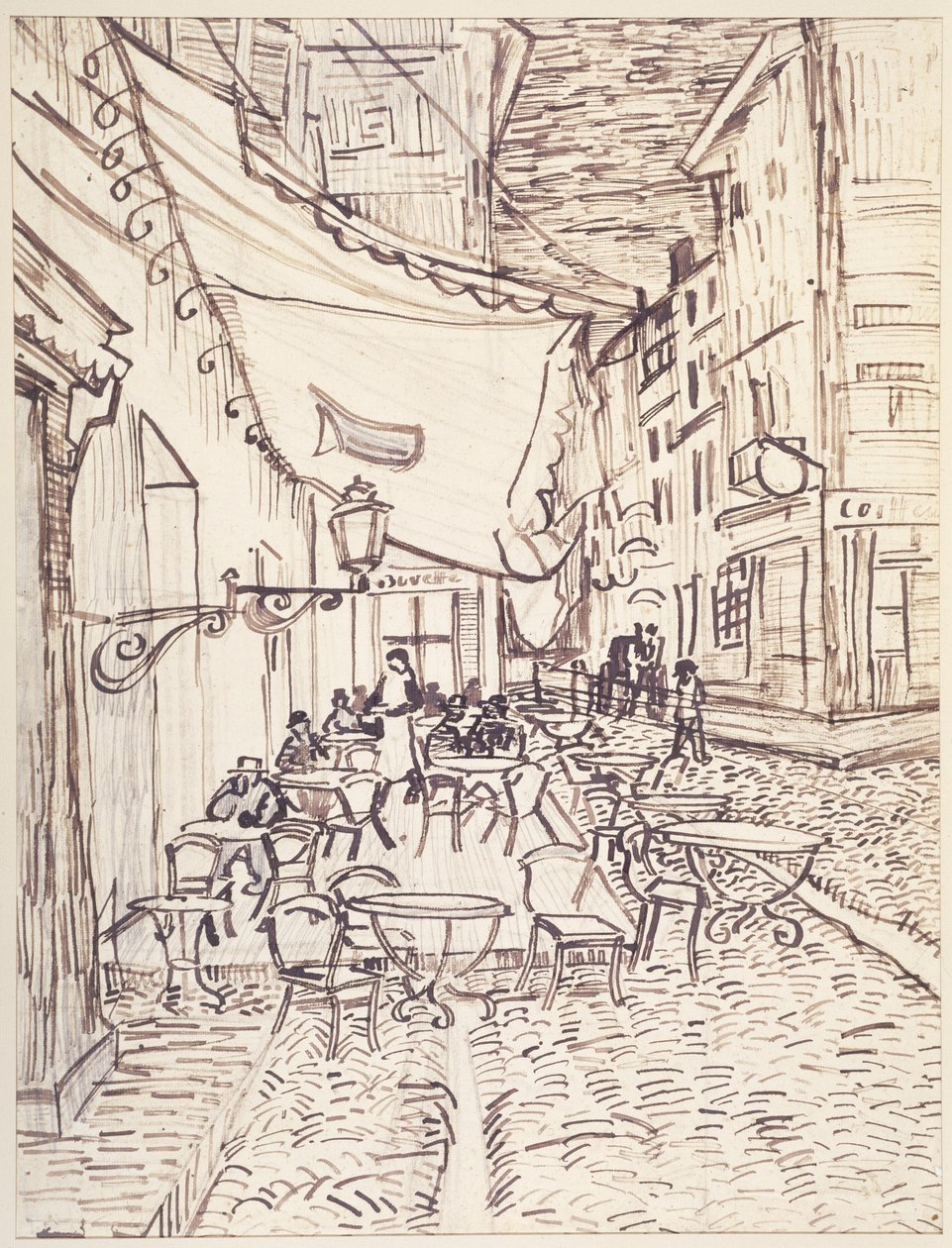 Caféterras bij Nacht, september 1888 door Vincent van Gogh