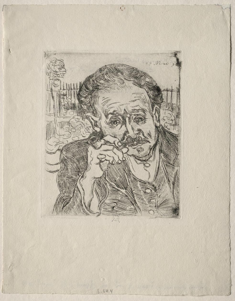 Dr. Gachet door Vincent van Gogh