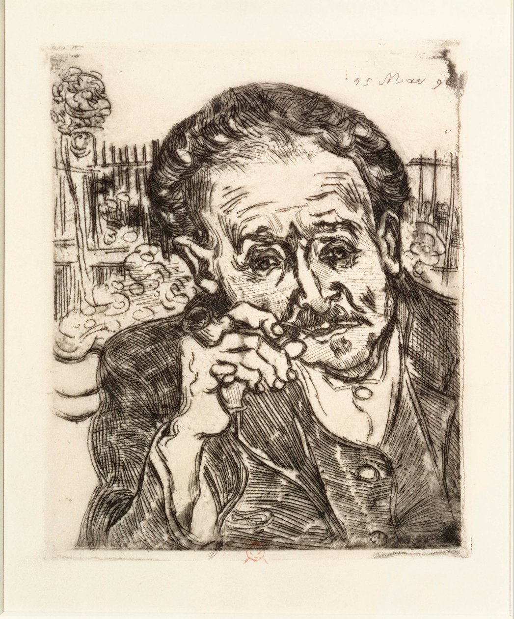 Dr. Gachet door Vincent van Gogh