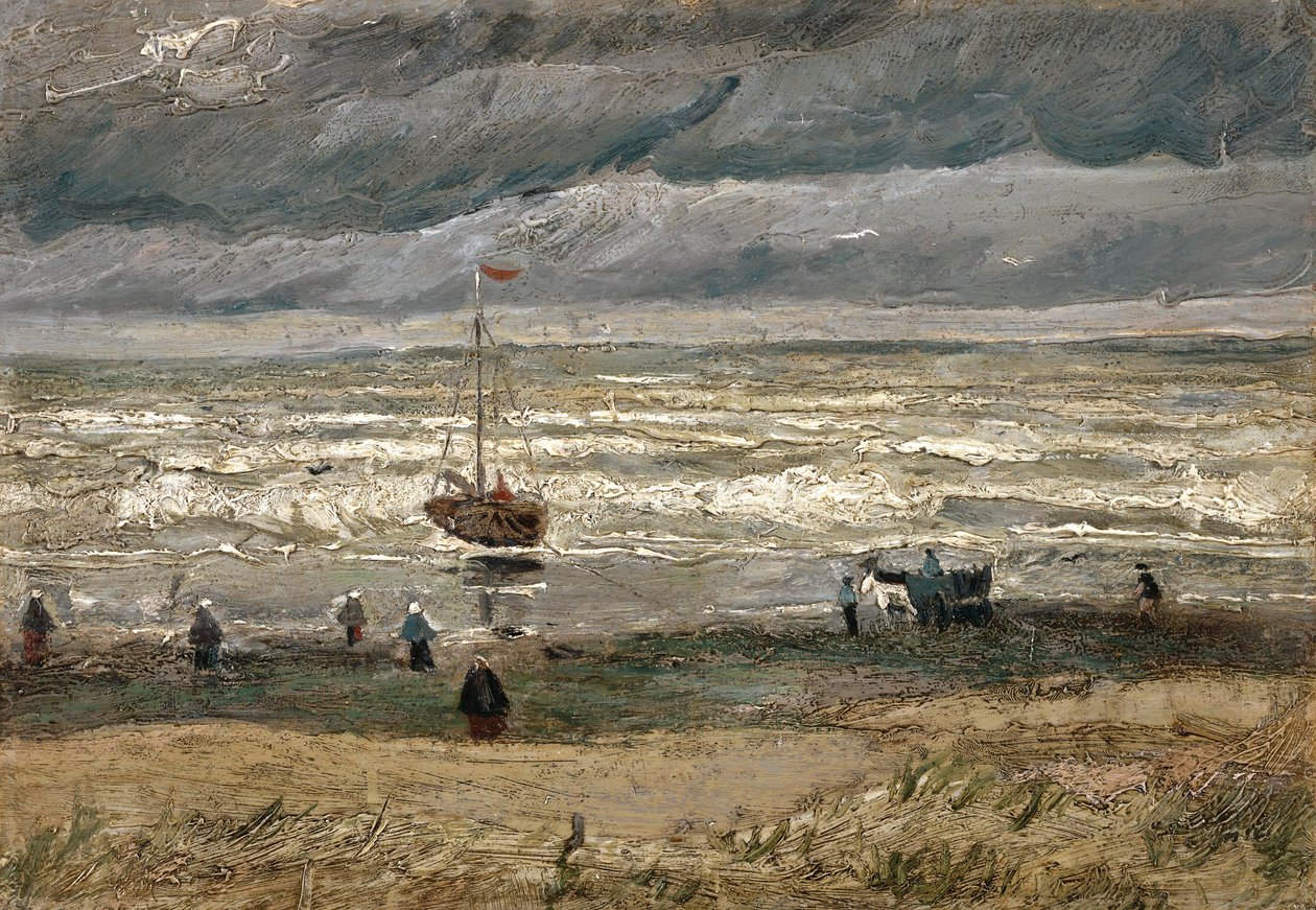 Dutch: Zeegezicht bij Scheveningen View of the Sea at Scheveningen door Vincent van Gogh