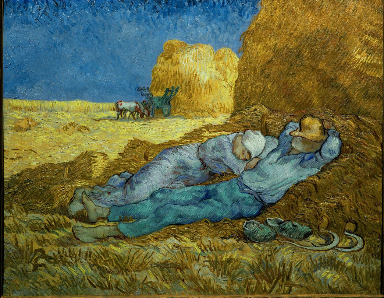 La meridienne of la sieste door Vincent van Gogh