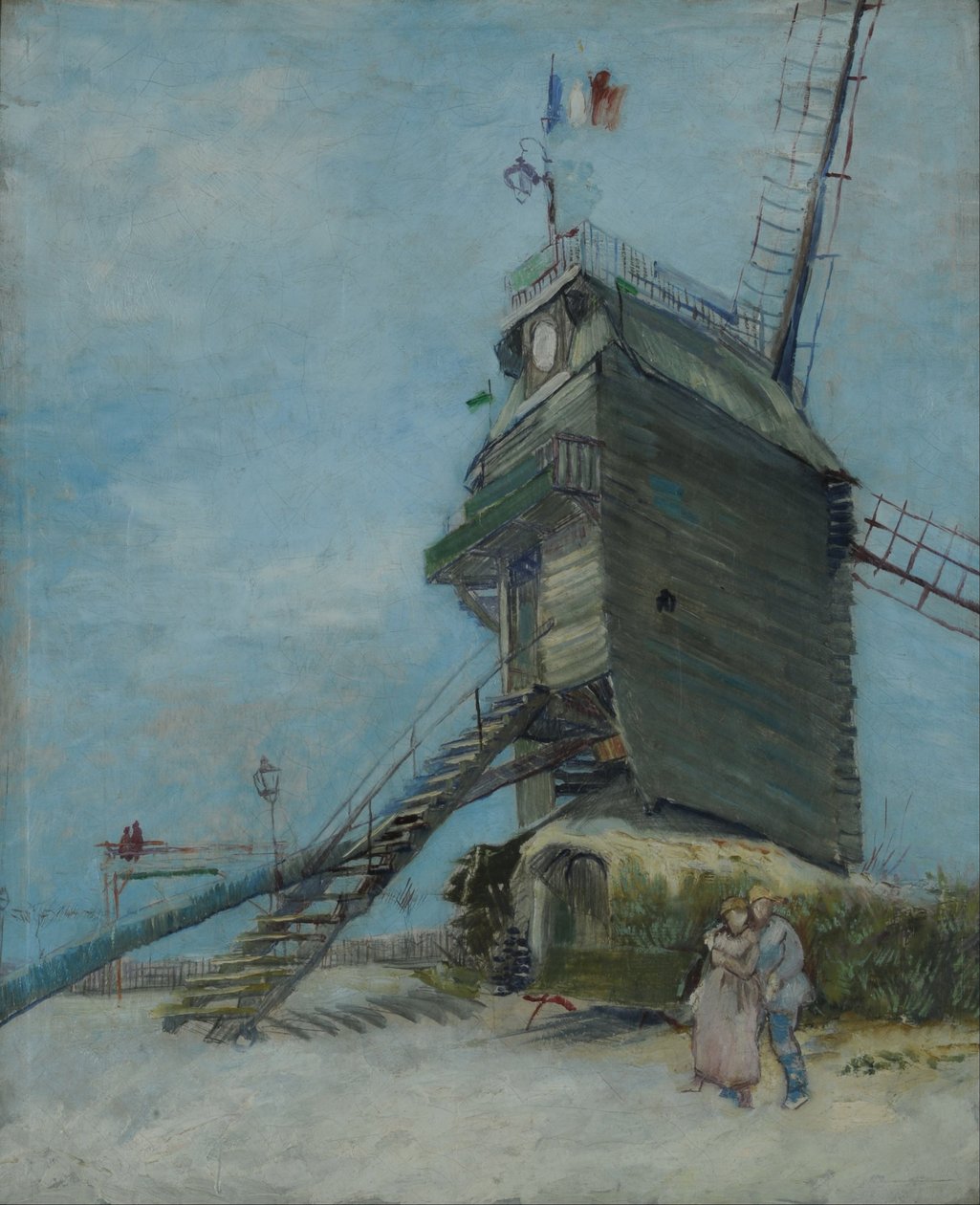 De Moulin de la Galette door Vincent van Gogh
