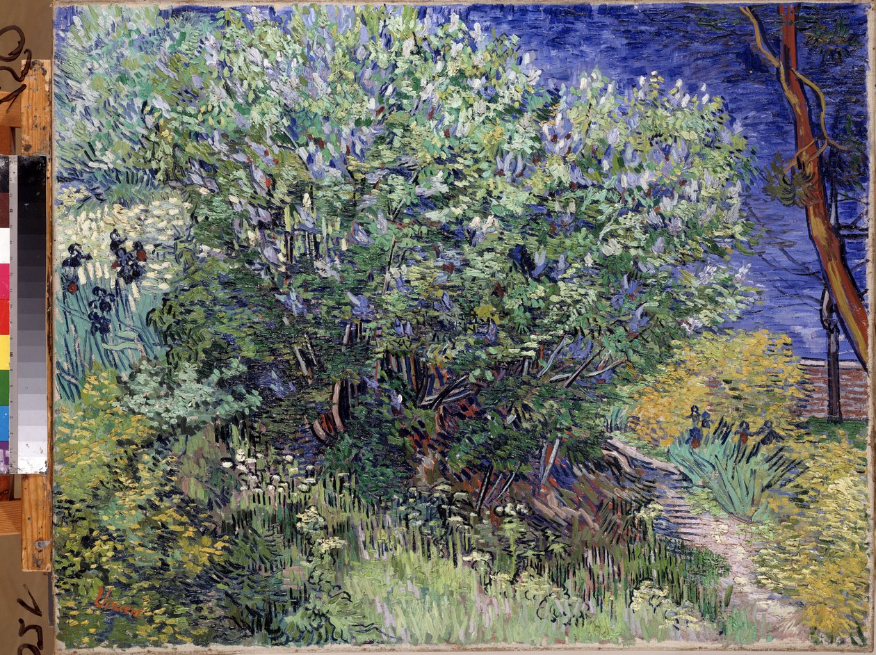 De seringstruik door Vincent van Gogh