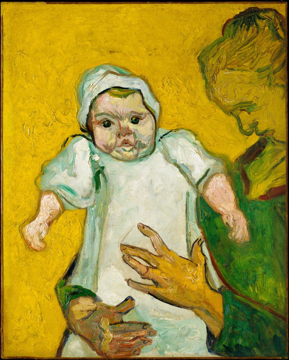 Mevrouw Roulin en haar baby door Vincent van Gogh