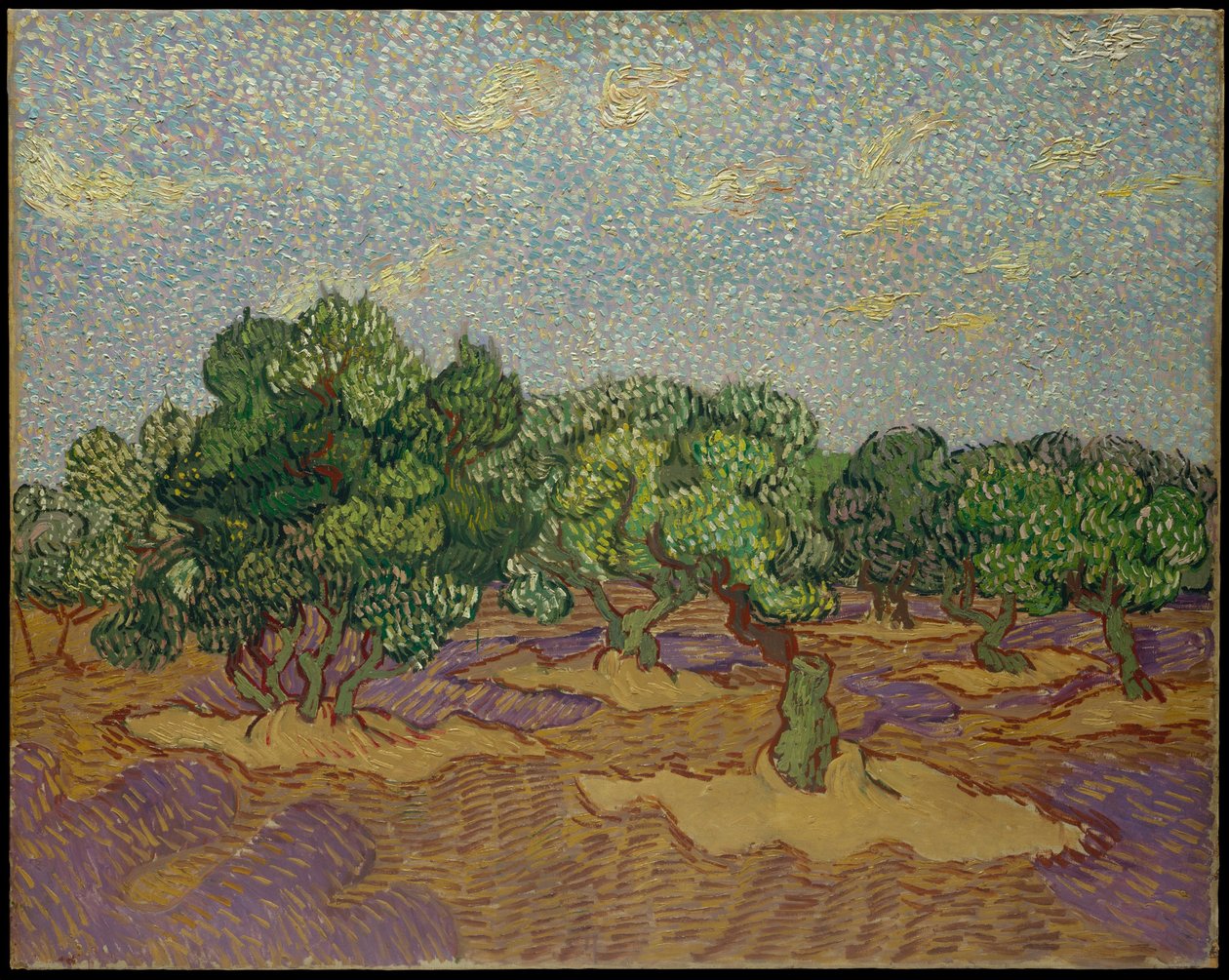 Olijfbomen door Vincent van Gogh