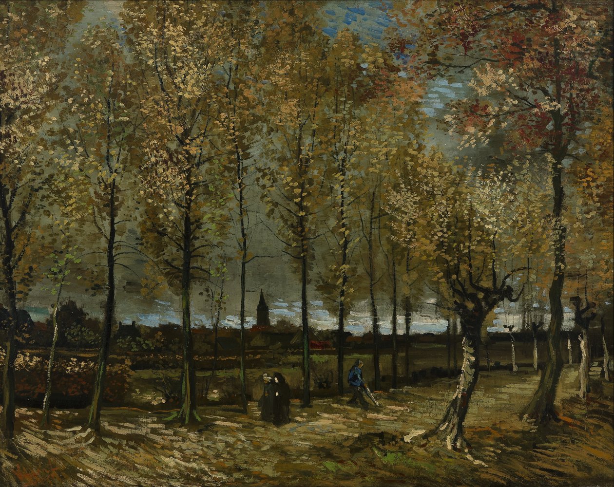 Populieren bij Nuenen  door Vincent van Gogh