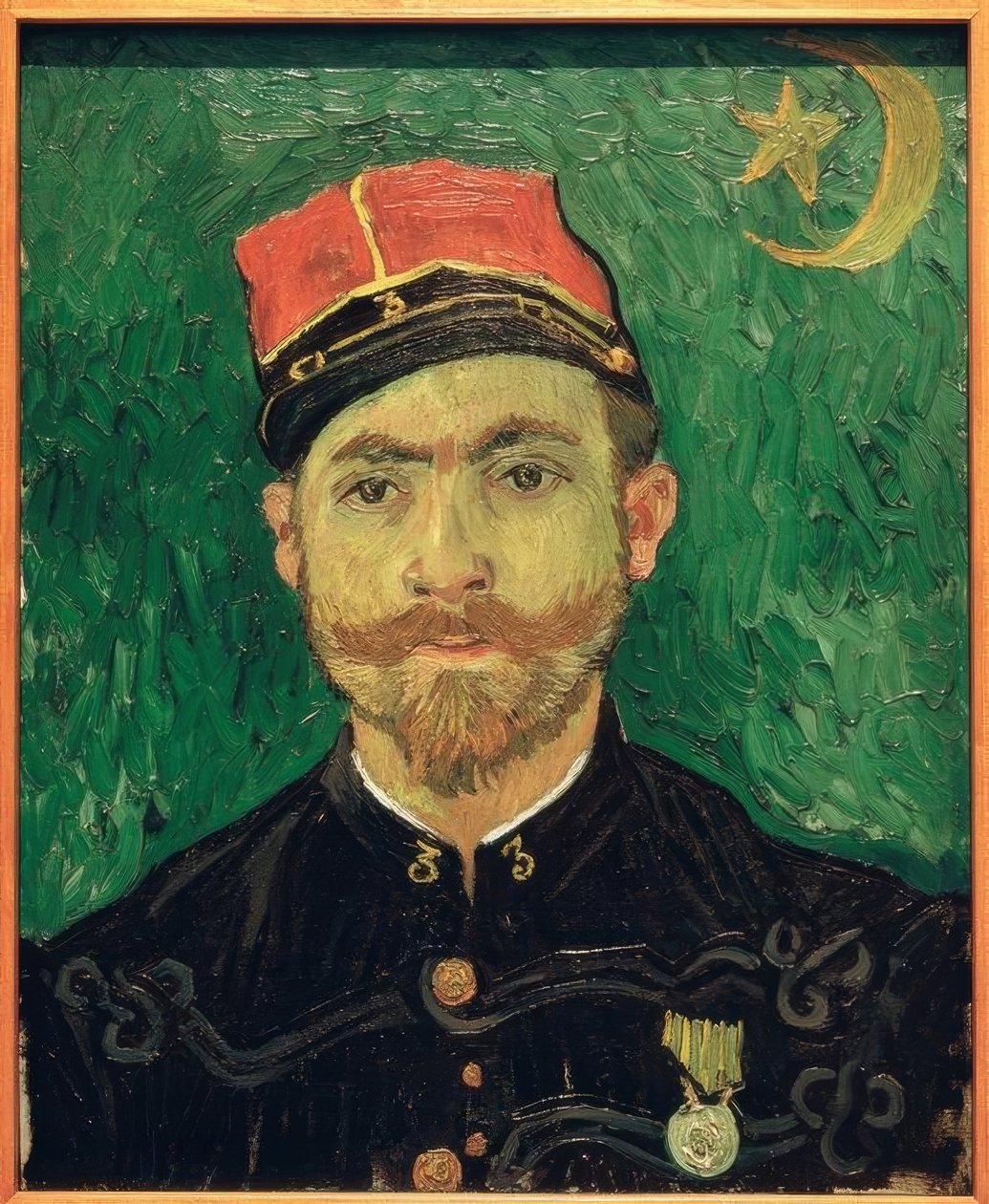 Portret van Milliet door Vincent van Gogh