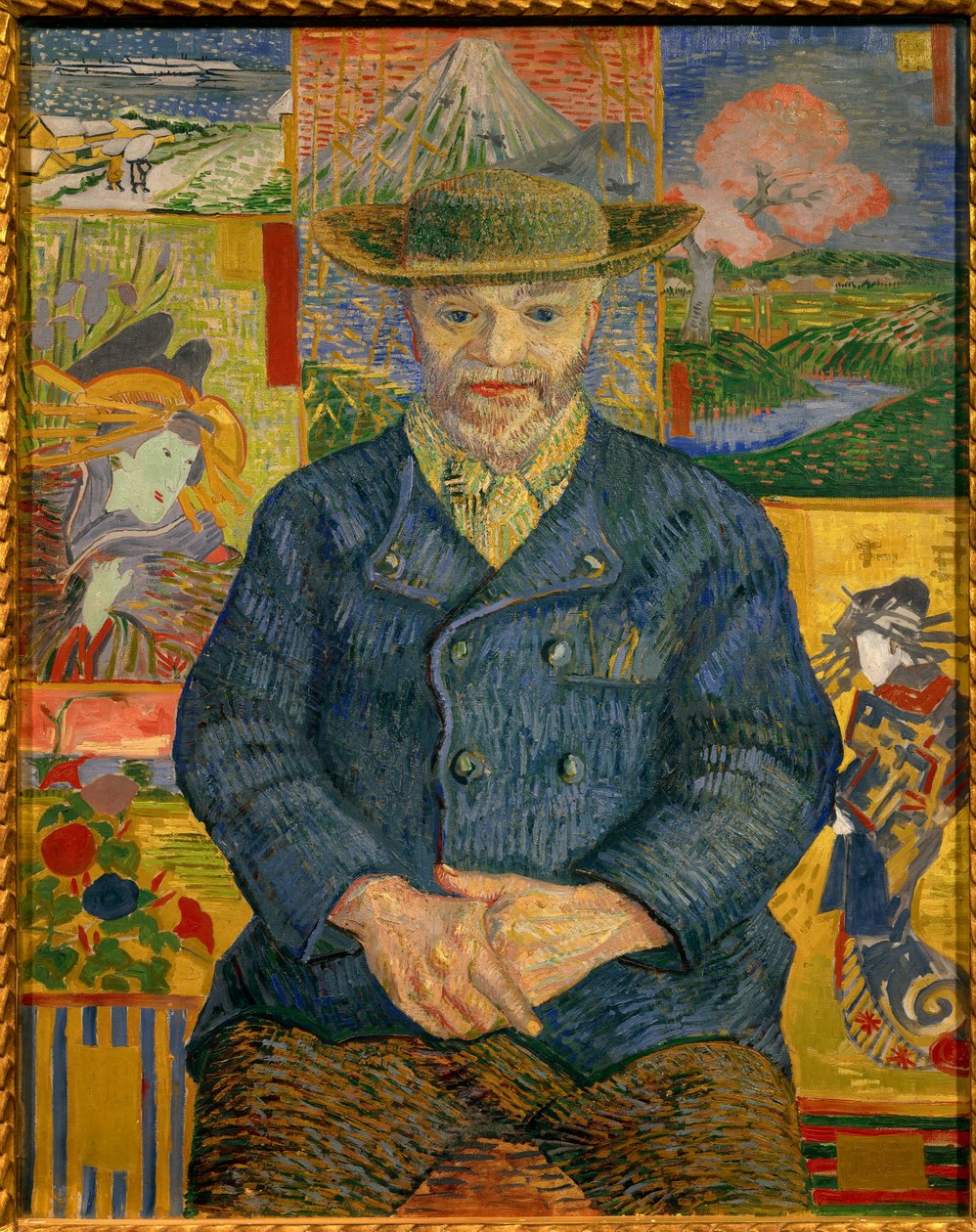 Portret van Père Tanguy door Vincent van Gogh