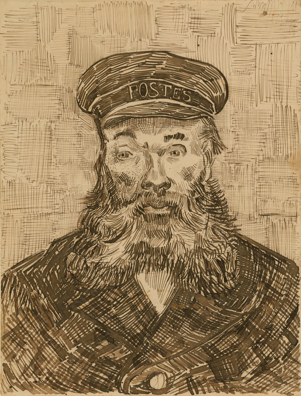 Portret van Joseph Roulin door Vincent van Gogh