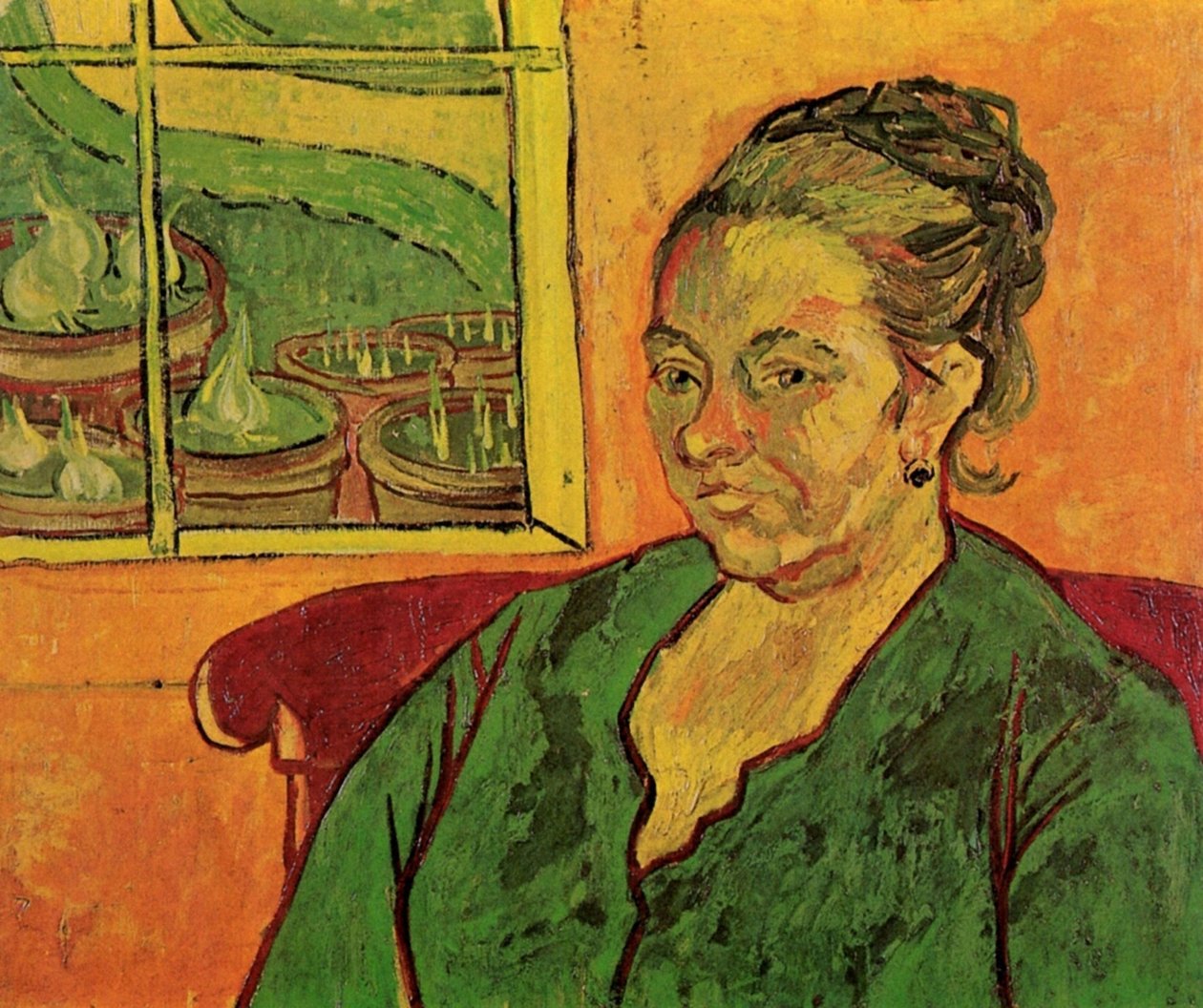 Portret van Madame Augustine Roulin door Vincent van Gogh