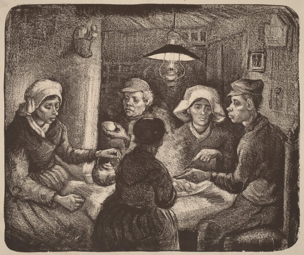 Aardappeleters door Vincent van Gogh