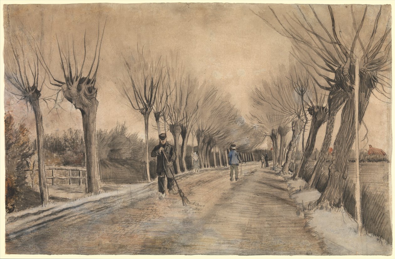 Road in Etten door Vincent van Gogh