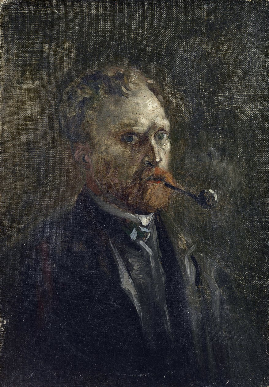 Zelfportret (detail) door Vincent van Gogh