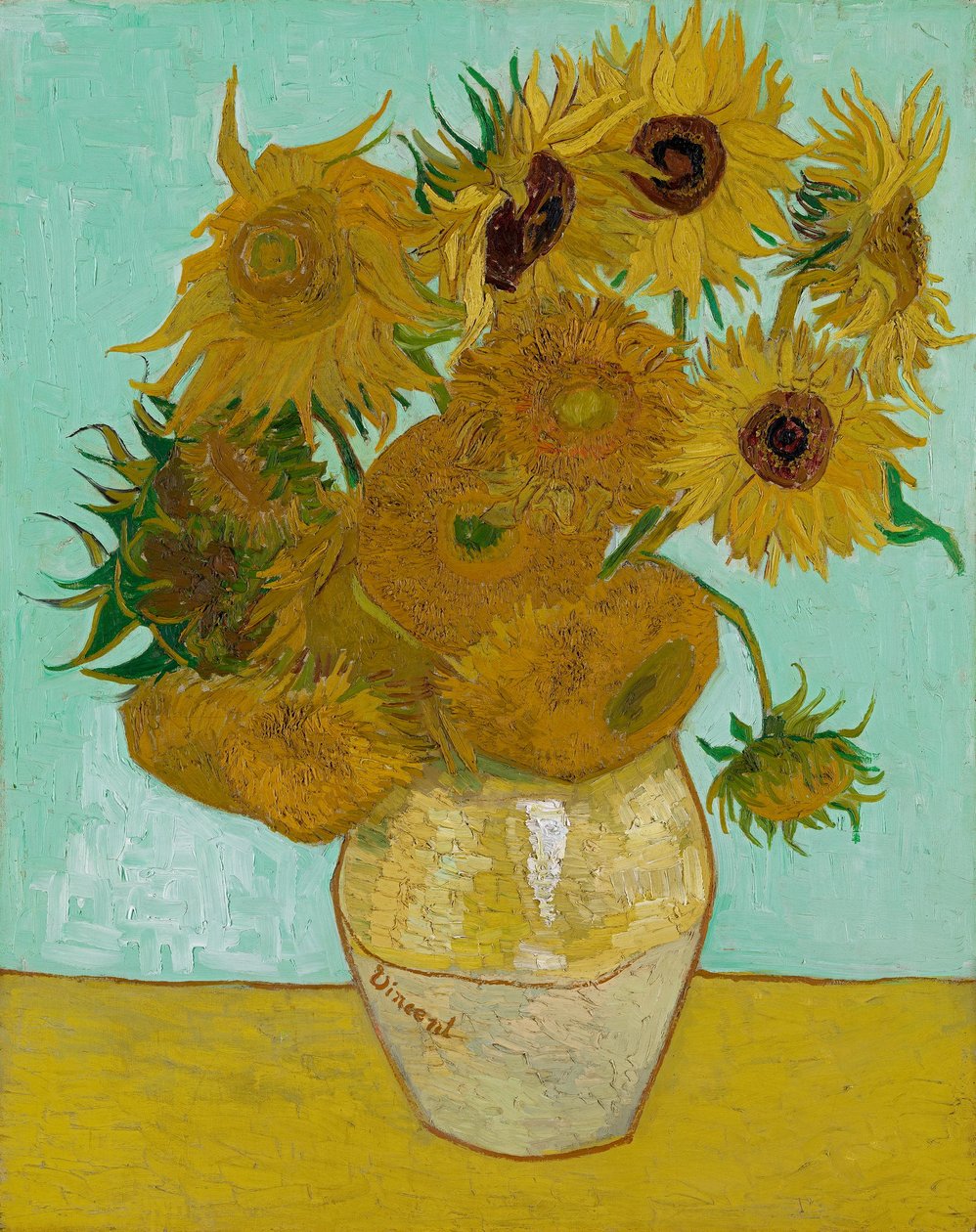 Zonnebloemen door Vincent van Gogh