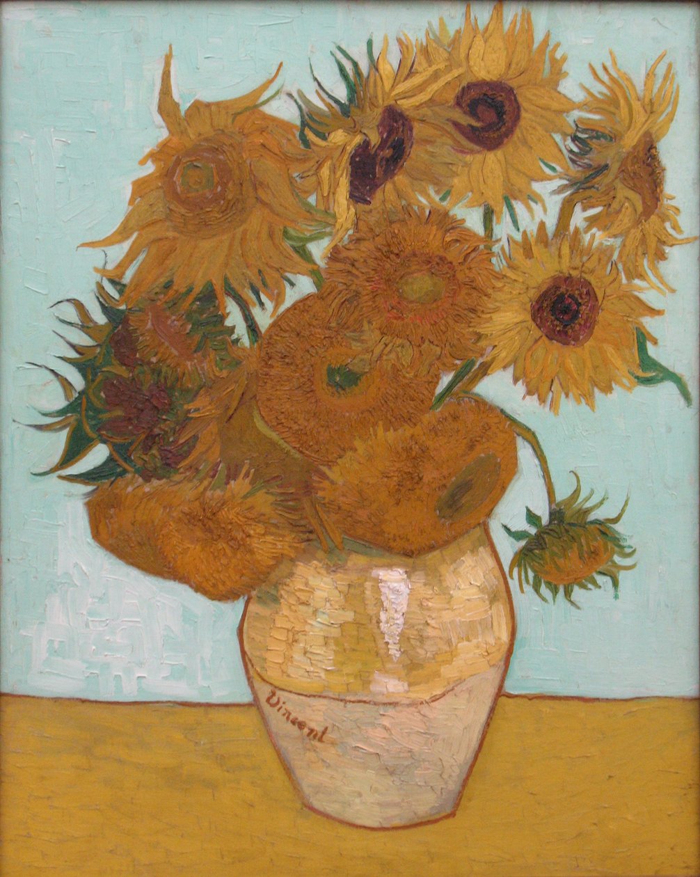 Zonnebloemen door Vincent van Gogh