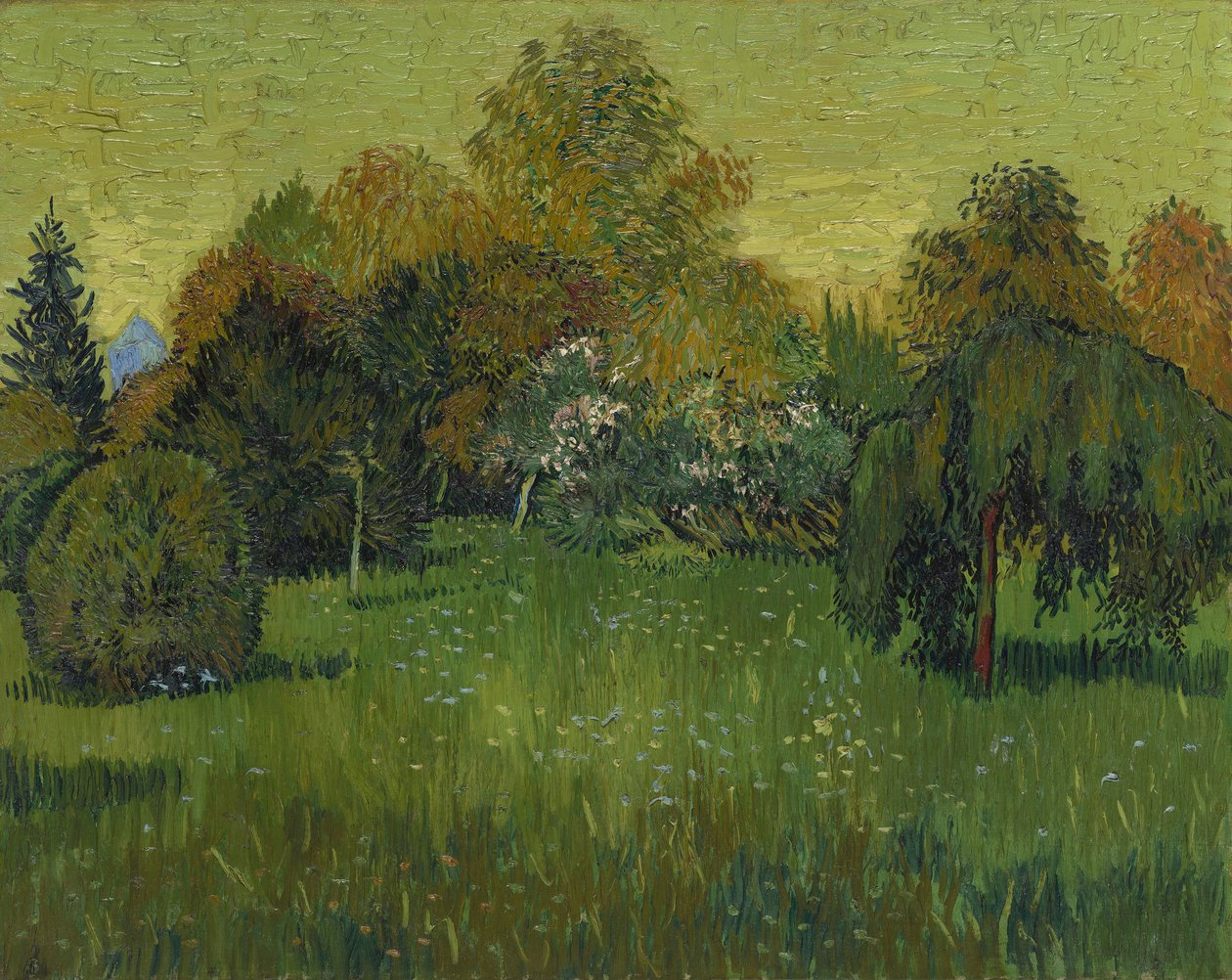 De tuin van de dichter, 1888 door Vincent van Gogh