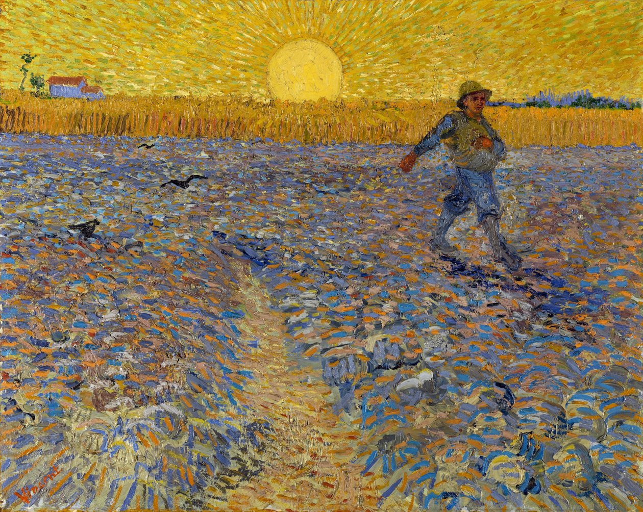 De Zaaier, ca. 1888 door Vincent van Gogh