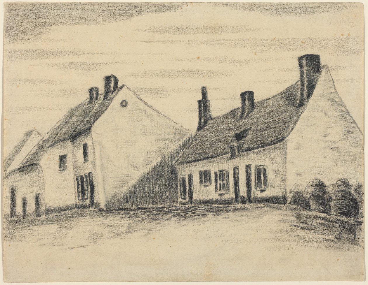 Het huis Zandmennik door Vincent van Gogh