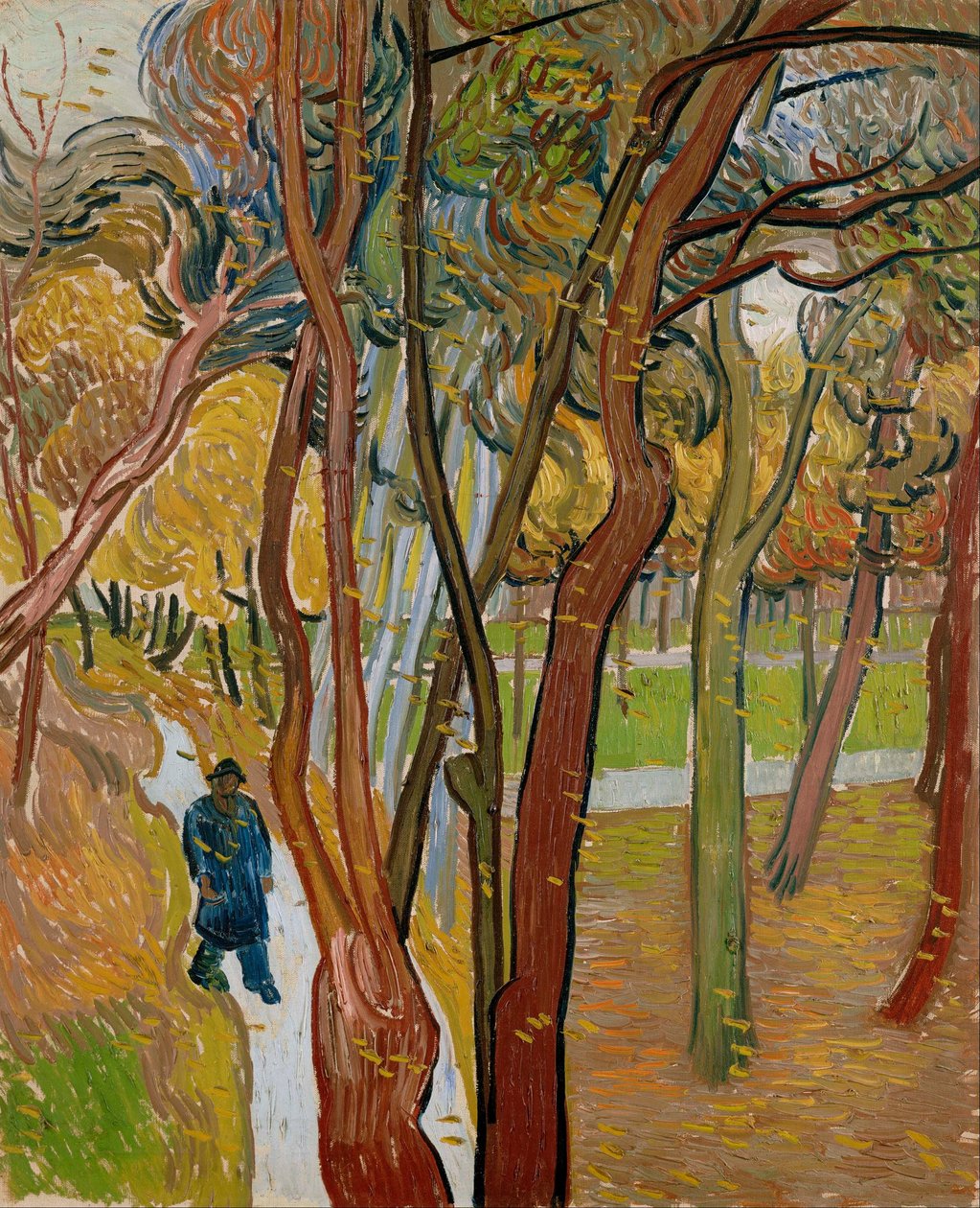De tuin van het Saint Paul