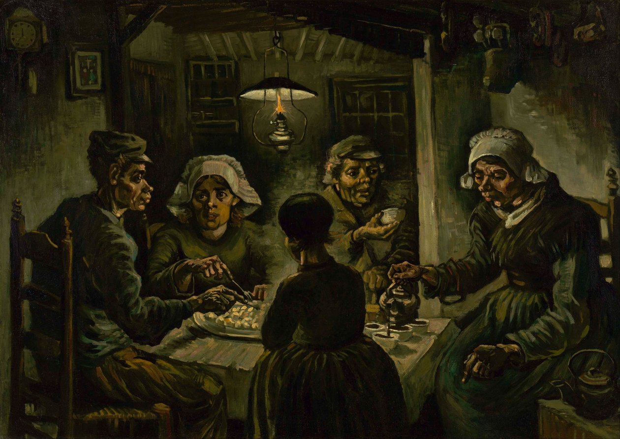 De aardappeleters door Vincent van Gogh
