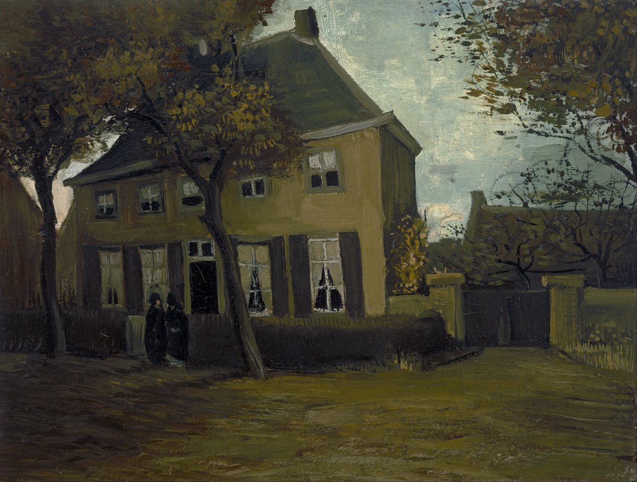 De pastorie in Nuenen door Vincent van Gogh