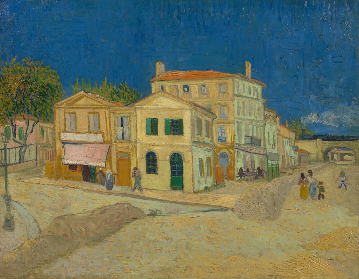 Het gele huis (‘De straat’) door Vincent van Gogh